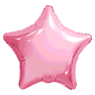 221301  Шар Звезда 19' / Мистик розовый фламинго