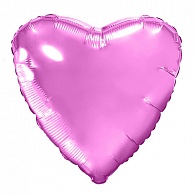 758038  Шар Сердце 19' / Розовый   