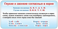 8Б-2174  Правила русского языка "Глухие и звонкие согласные"