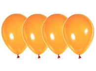 101090130  Шар латексный 12", стандарт (ПАСТЕЛЬ), Оранжевый